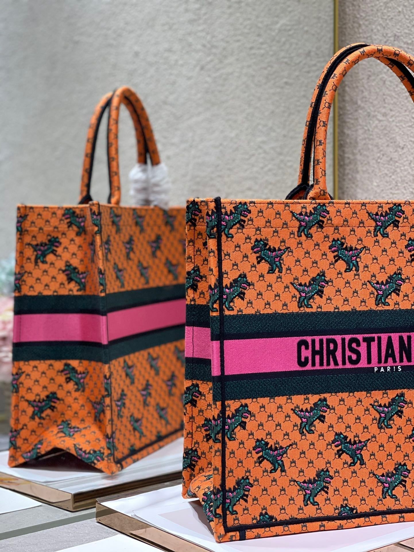 Top Quality Large Book Tote Orange Multicolor, For Women, Womens Handbags 16.5in/42cm CD