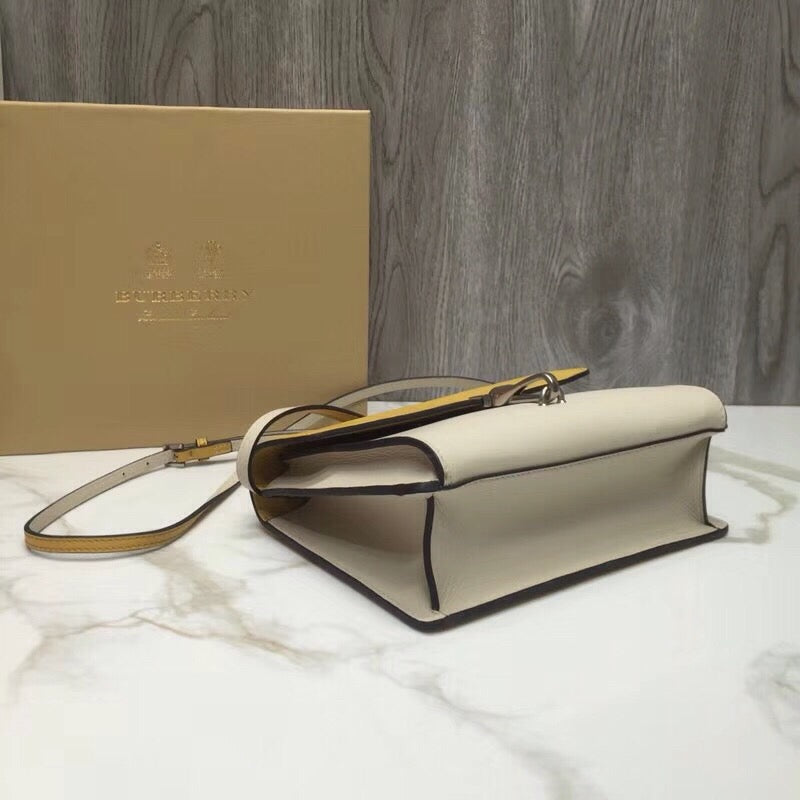 Top Quality Small Macken Colorblock Crossbody Beige/Yellow Bag For Women, Bags 9.5in/24cm