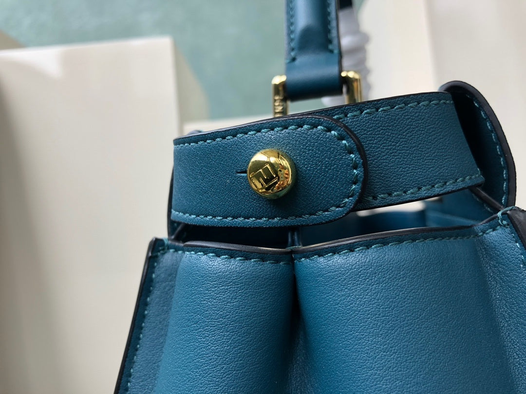 Top QualityTop Quality Handle Bag Blue For Woman 12in/32cm