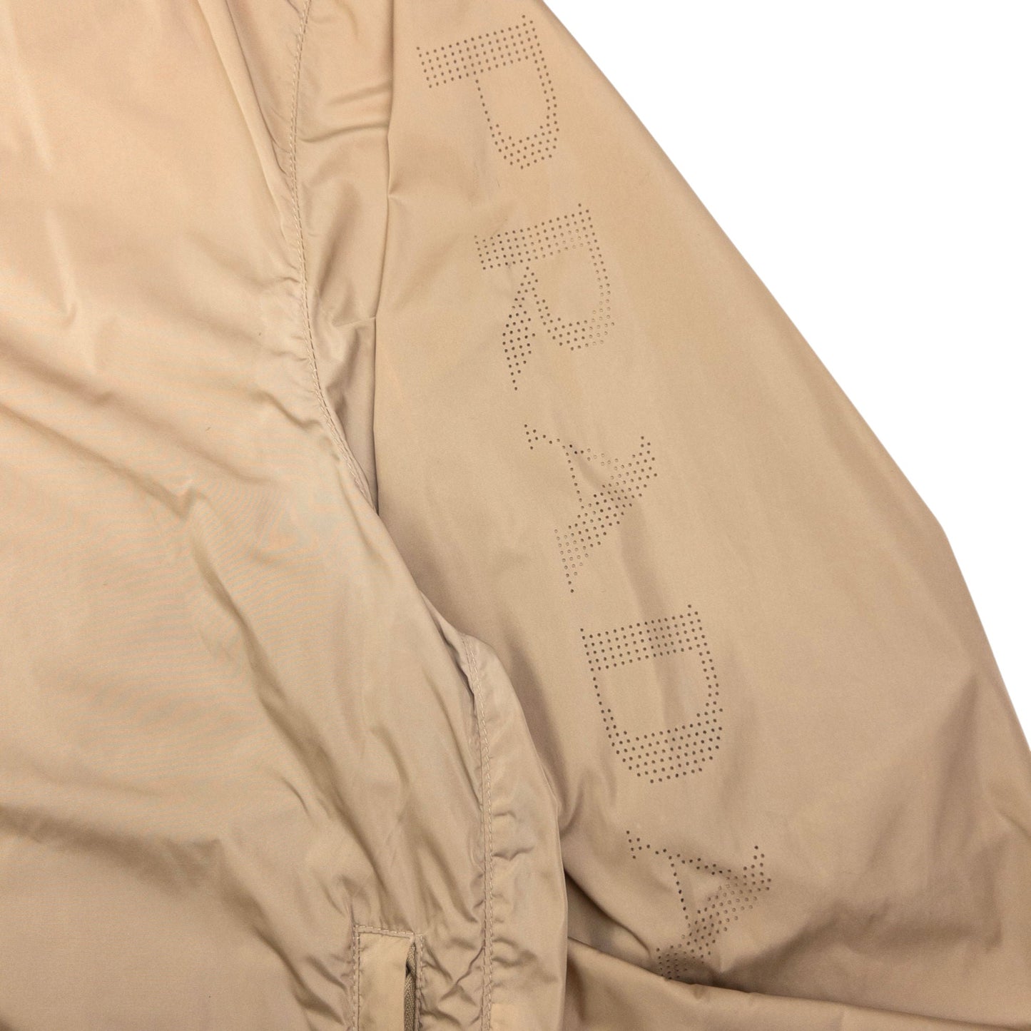 Prada Sport Arm Spellout Zip Up Jacket Size XL