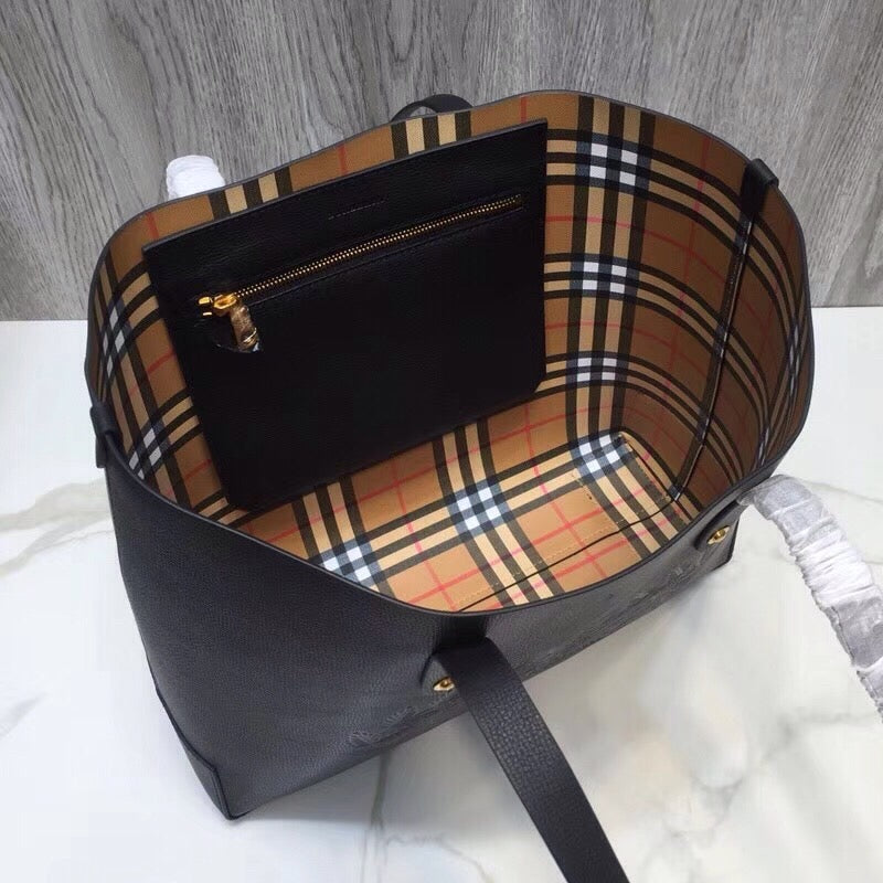 Top Quality Small Embossed Crest Tote Black For Women, Bags 13.8in/35cm