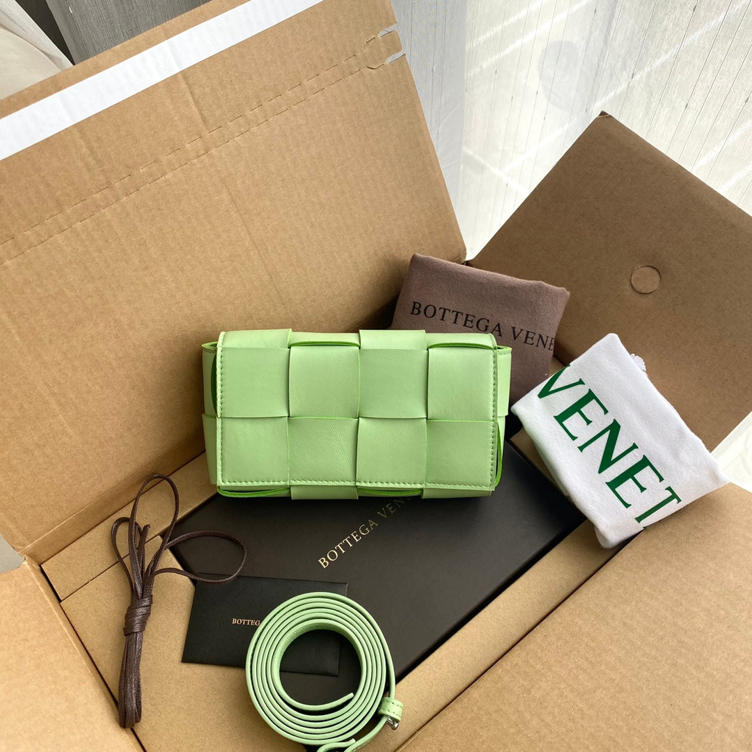 Top Quality Belt Cassette Banana Green, For Women, Women’s Bags 6.9in/17.5cm
