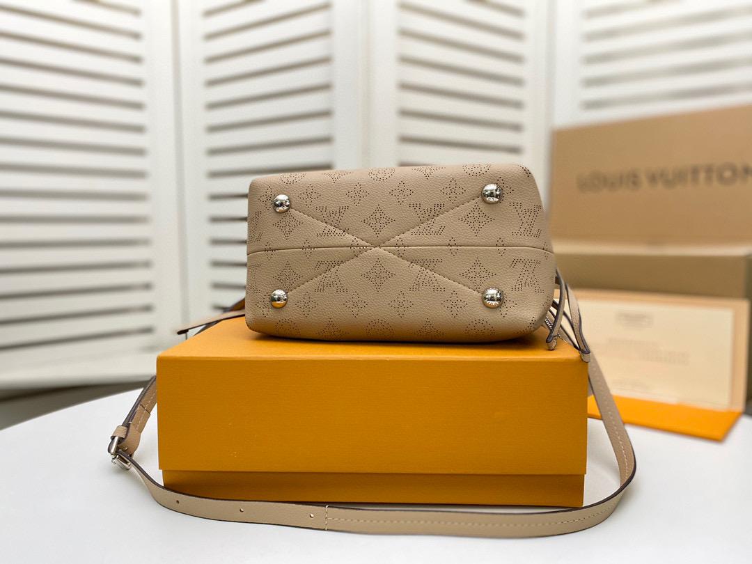 Top Quality Bella Bucket Bag Mahina Galet Grey For Women, Womens Handbags, Shoulder And Crossbody Bags 7.5in/22cm Top Quality M57201