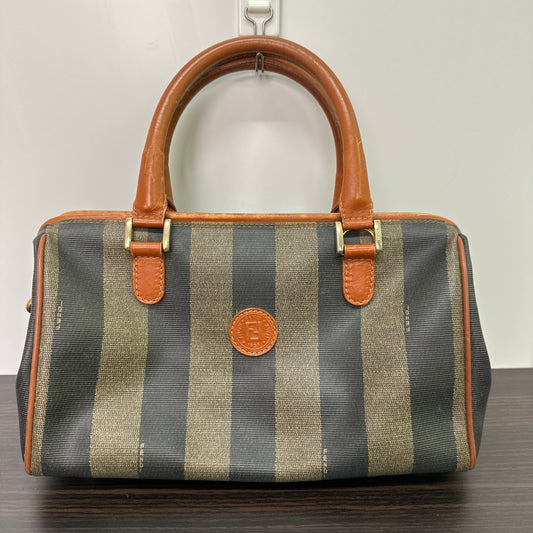 Fendi | Bags |   Fendi Pequin Boston Bag Coated Canvas Medium LB118111
