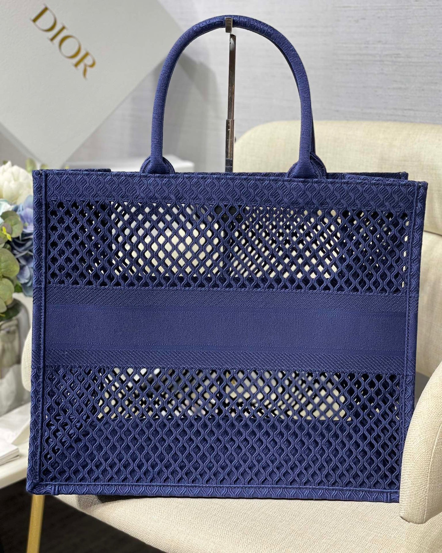 Top Quality Large Book Tote Blue, For Women, Womens Handbags 16.5in/42cm CD