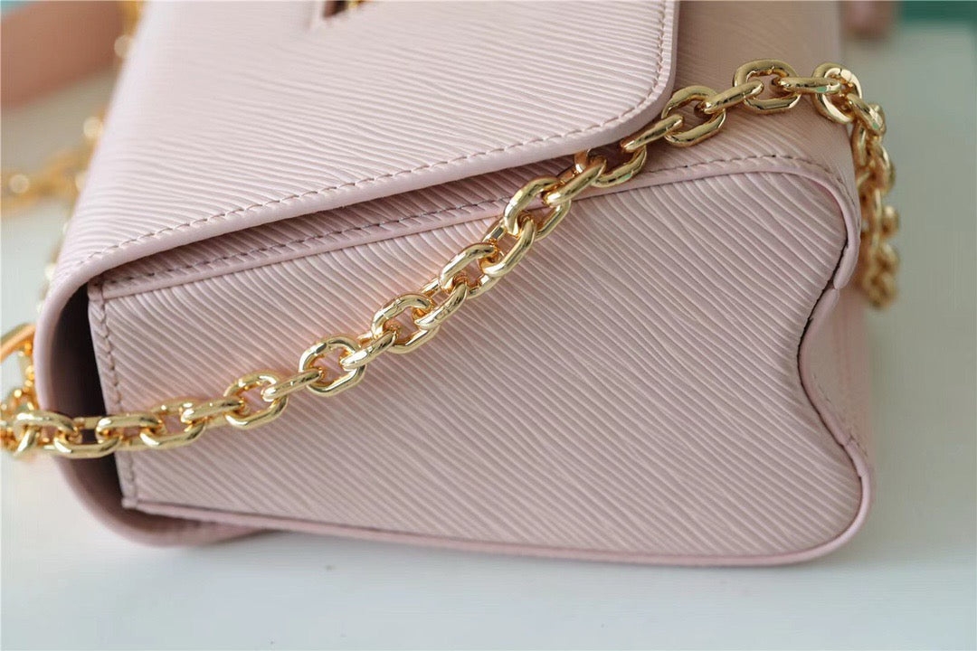 Top Quality Twist MM Epi Light Pink For Women,  Shoulder And Crossbody Bags 9.1in/23cm Top Quality