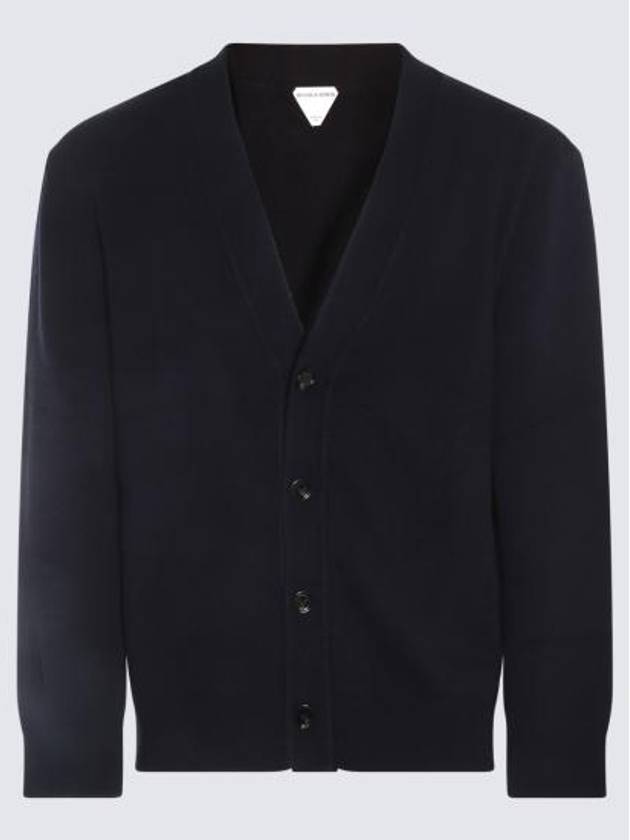 Luxury Bottega Veneta Classic Cashmere Cardigan Navy