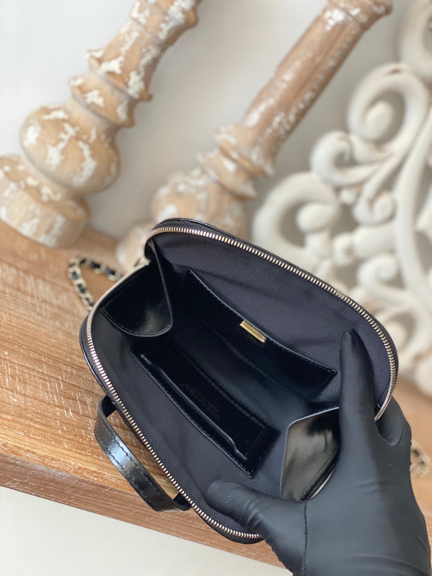 CHLRucksack Backpack Black Bag For Women 21cm/8in