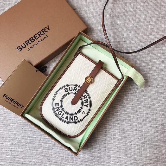 Top Quality Logo Graphic Canvas Anne Phone Case With Strap White For Women, Bags 7.1in/18cm
