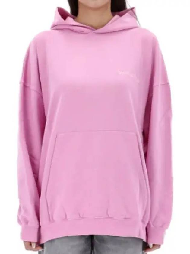 Luxury Balenciaga Trending 2025 Logo Print Hoodie Pink