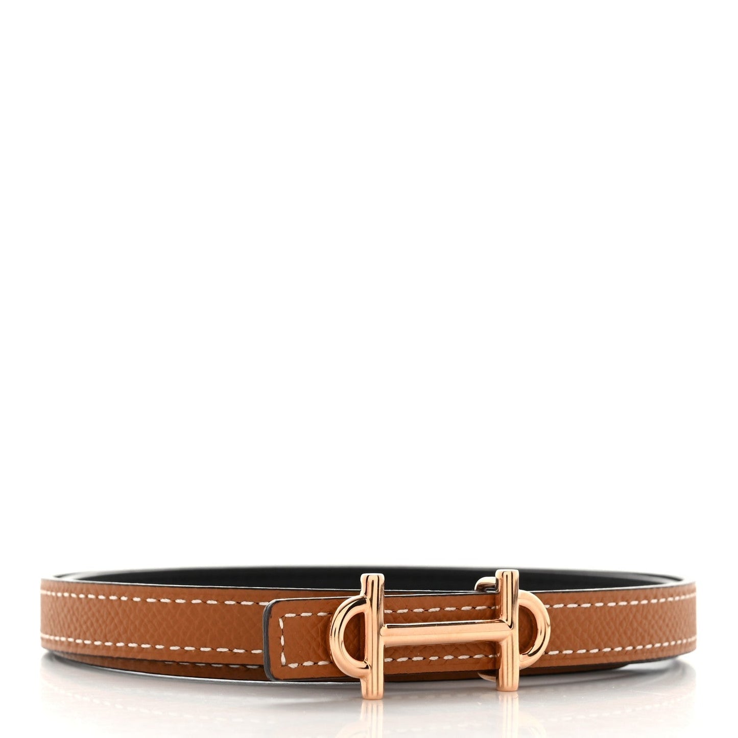 Hermes Swift Epsom 13mm Gamma Belt 70 28 Black Gold
