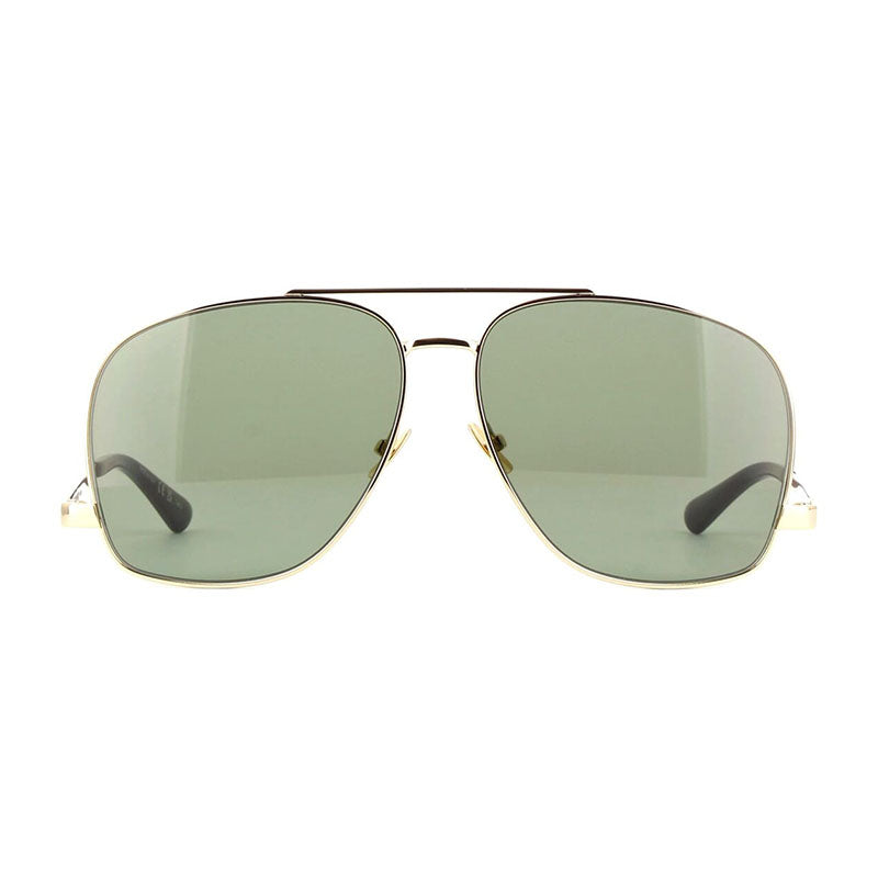 Saint Laurent Sunglasses Aviator Full Rim, Black Frame and Black Lens SL653LEON002