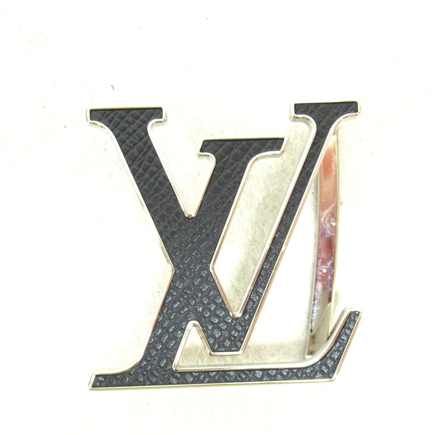 Louis Vuitton LOUIS VUITTON Belt LV Belt  PVC  Canvas Leather  Mens Black M0157