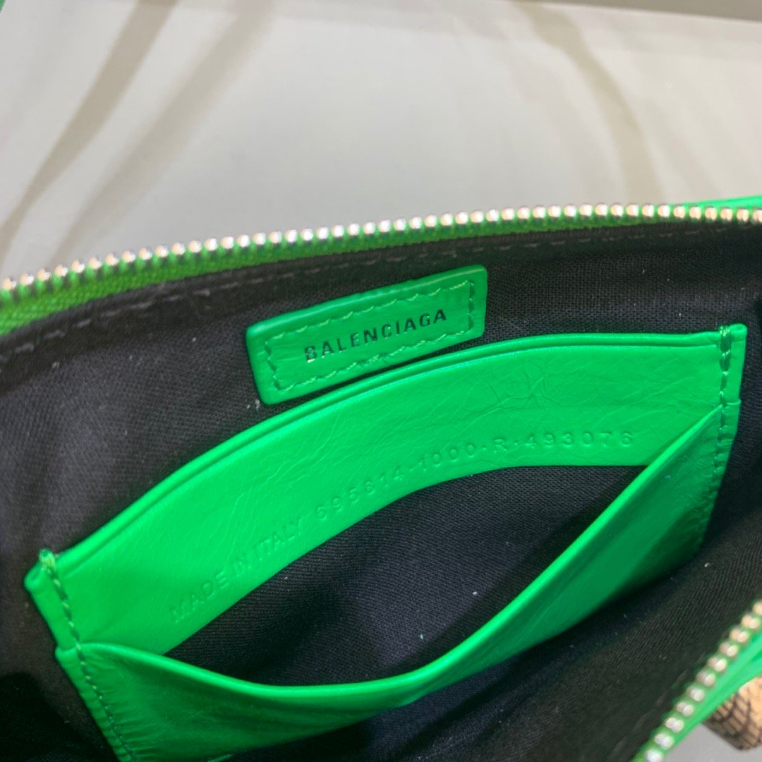 Top Quality Le Cagole Mini Bag With Chain In Green, For Women,  Bags 8.2in/21cm
