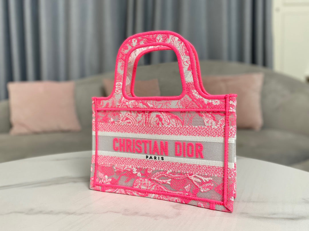 Top Quality Mini Book Tote Pink, For Women, Womens Handbags 22.5cm/9in CD S5475ZRVJ_M956