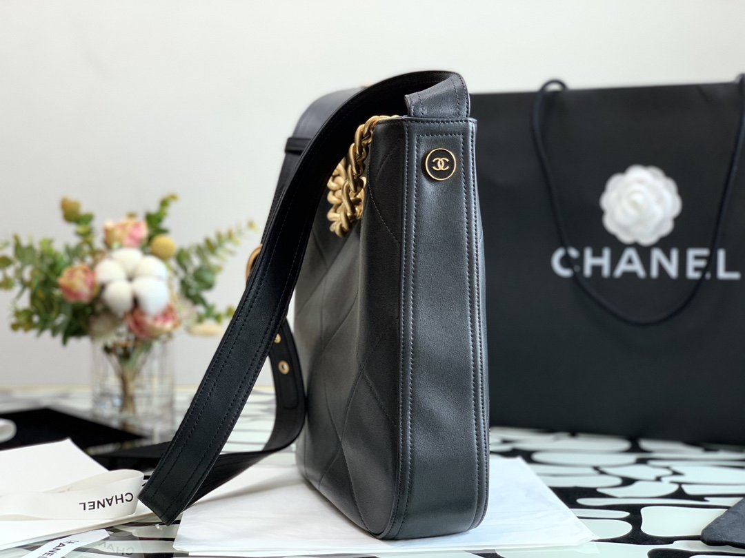 CHL Co-Co Shoulder Bag Black For Women 11.4in/29cm
