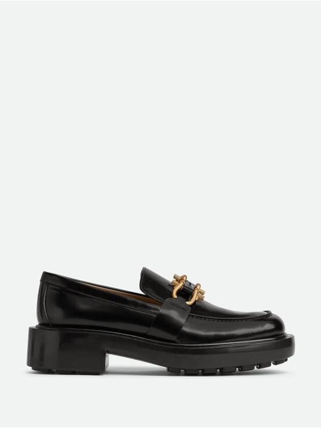 Luxury Bottega Veneta Leather Loafers Black