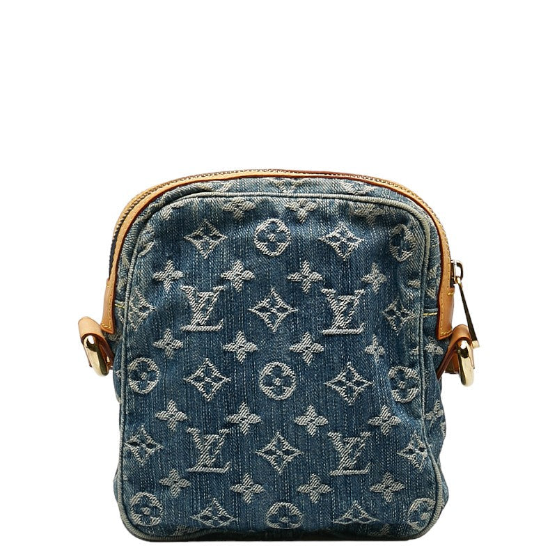Louis Vuitton Louis Vuitton Monogram Denim M95348 Shoulder Bag Denim/Leather Blue