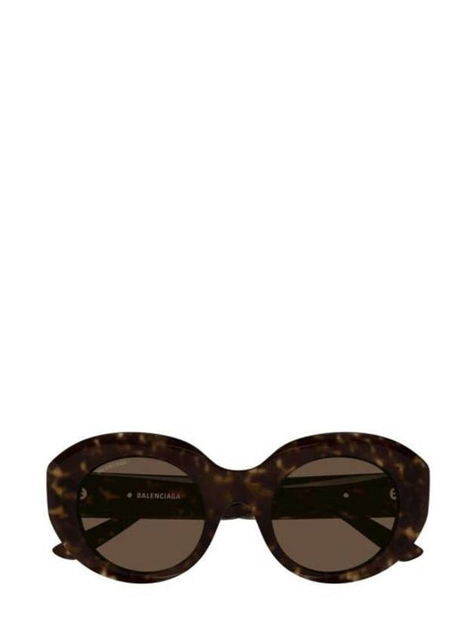 Luxury Balenciaga Trending 2025 Eyewear Oval Frame Sunglasses Havana