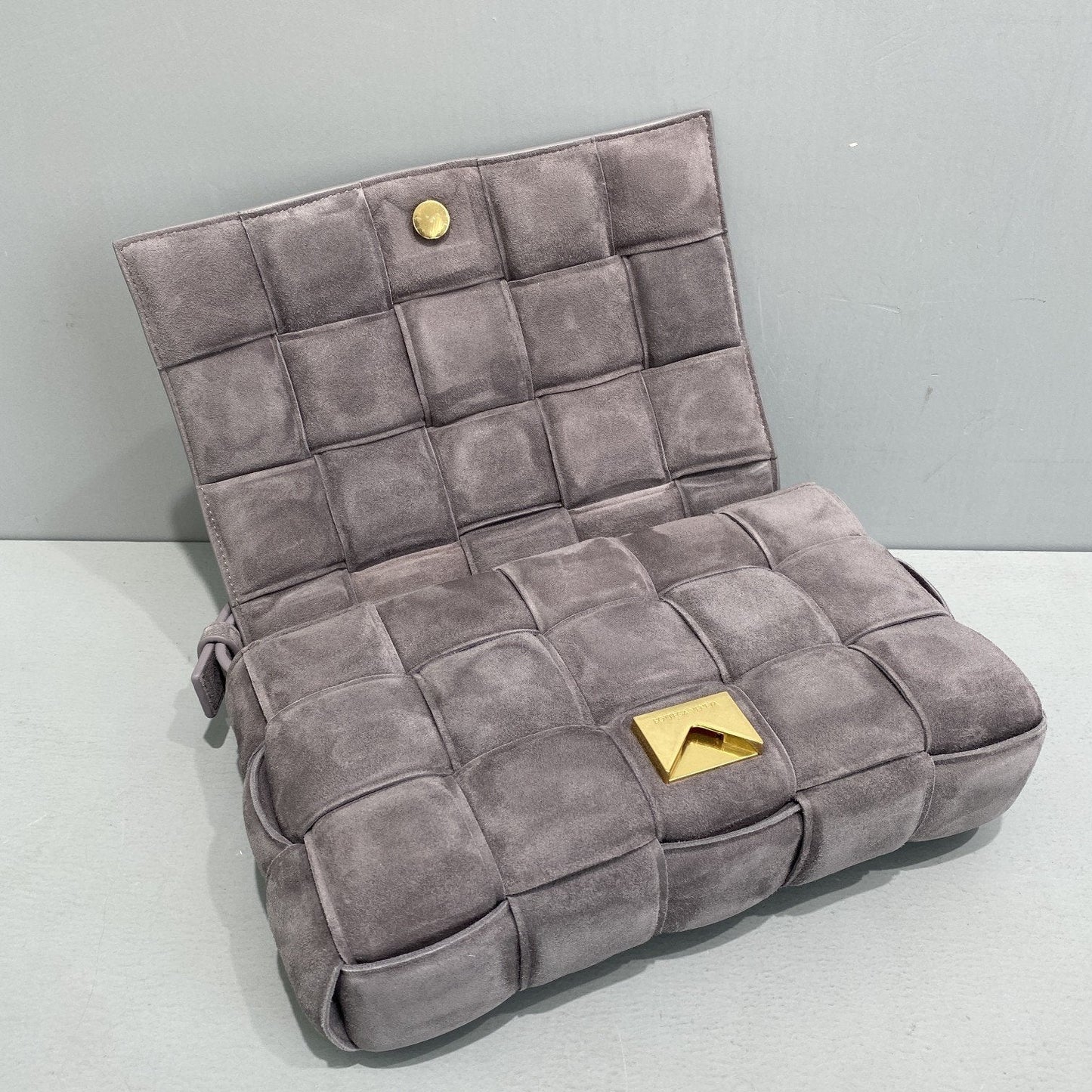 Top Quality Padded Cassette Gray, For Women, Women’s Bags 10.2in/26cm