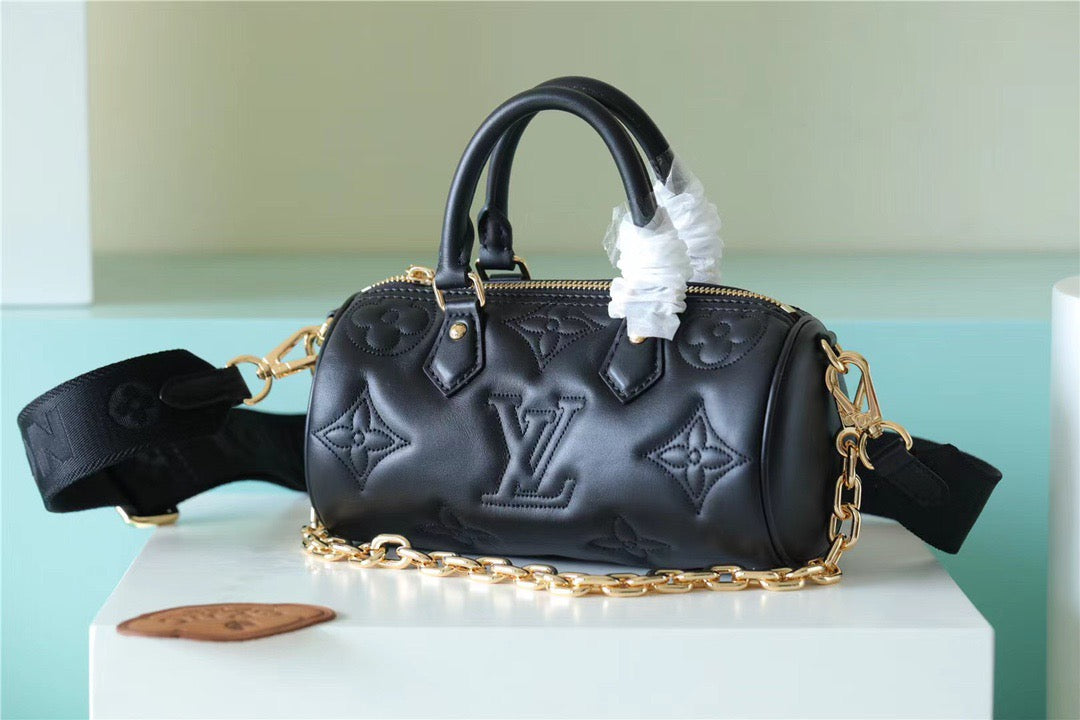 Top Quality Papillon BB Bag Classic Monogram For Women 20cm Black Top Quality M59800