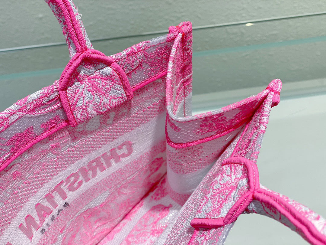 Top Quality Small Book Tote Pink, For Women, Womens Handbags 26.5cm/10.5in CD