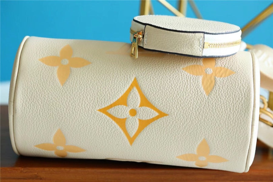 Top Quality Papillon BB Monogram Empreinte Beige For Women, Womens Bags, Shoulder And Crossbody Bags 7.9in/20cm Top Quality