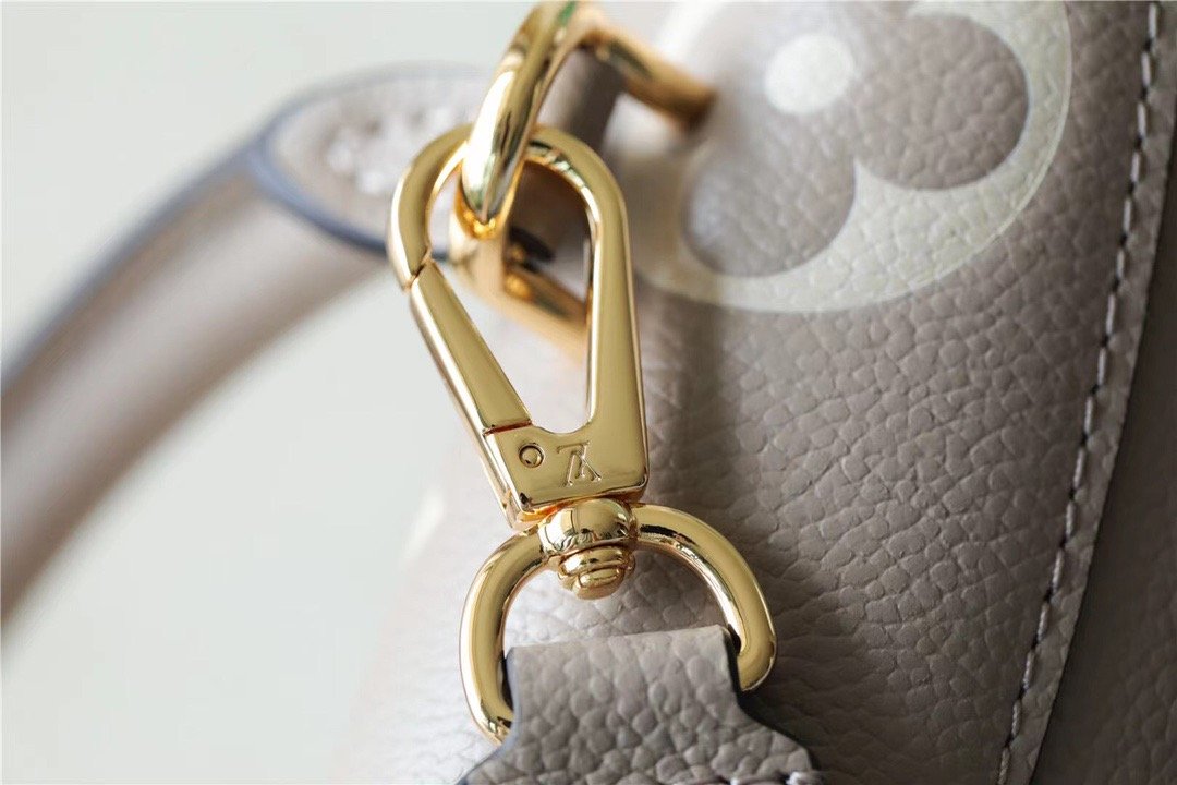 Top Quality Madeleine BB Monogram Empreinte Dove Gray/ Creme Beige For Women,  Shoulder and Crossbody Bags 9.4in/24cm Top Quality