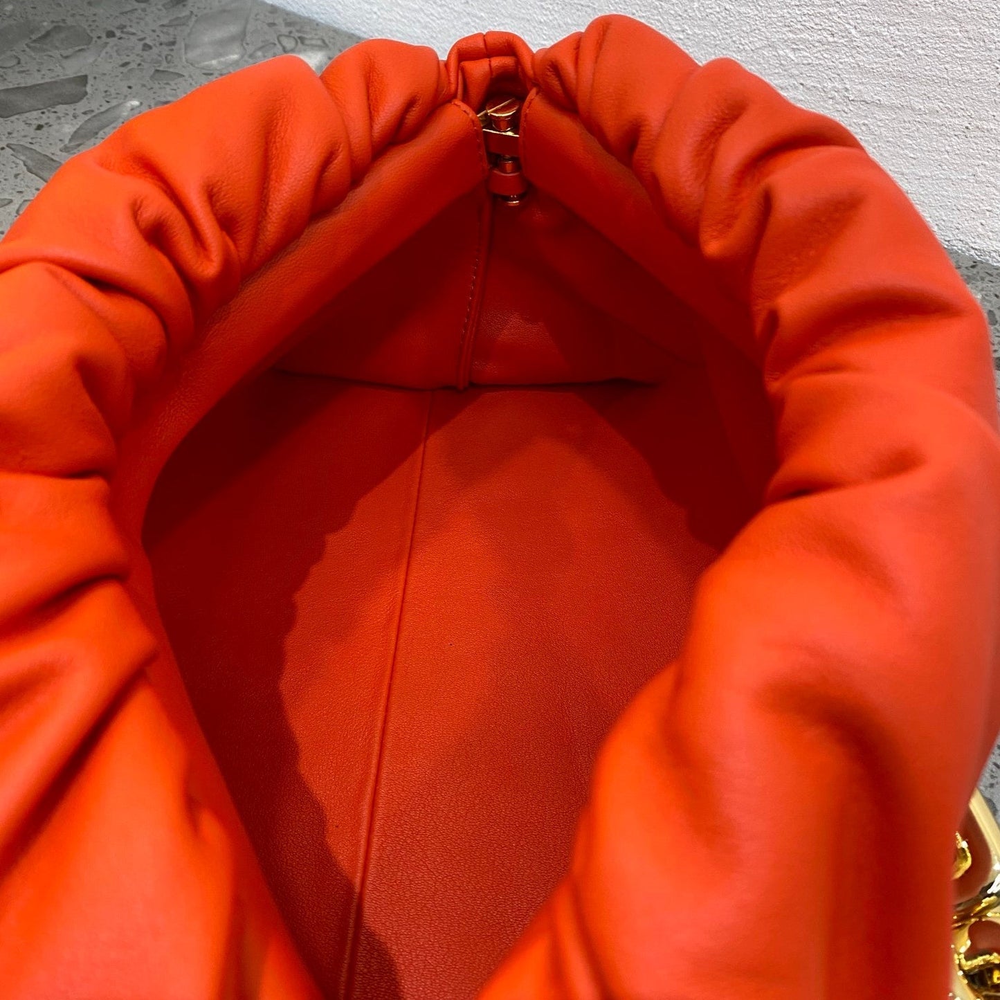 Top Quality Chain Pouch Orange, For Women, Women’s Bags 12.2in/31cm