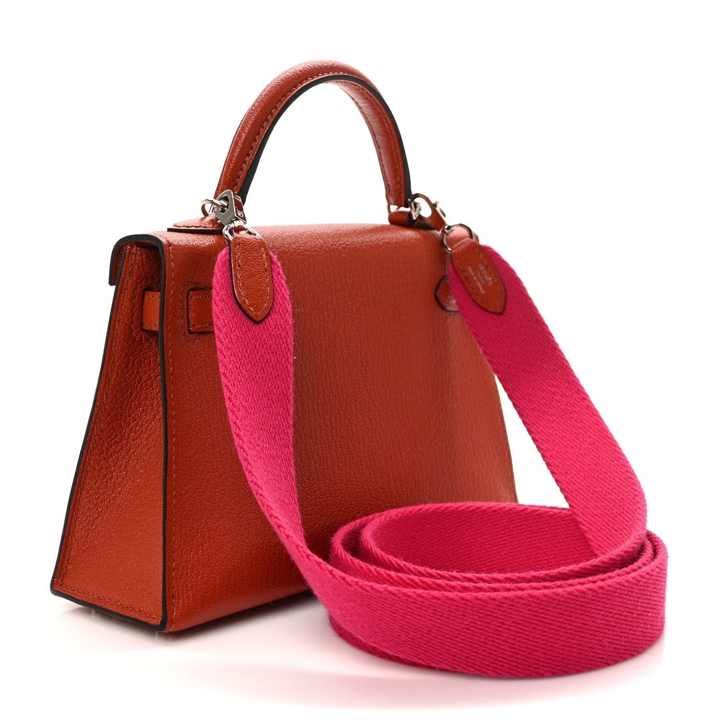 Hermes Chevre Mysore Mini Kelly Sellier 20 Cuivre Rose Mexico