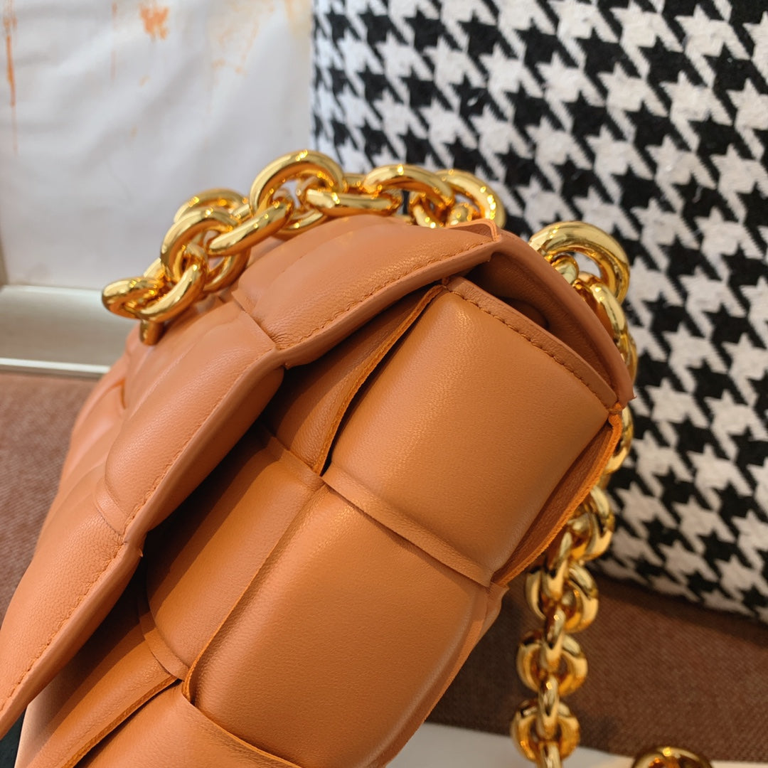 Top Quality Chain Cassette Brown, For Women, Women’s Bags 10.2in/26cm