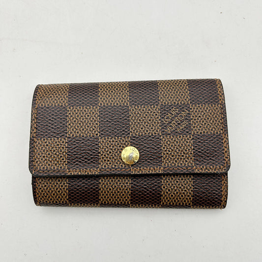 Louis Vuitton Multicré 6 Damier Ébène Key Wallets lv9907ns