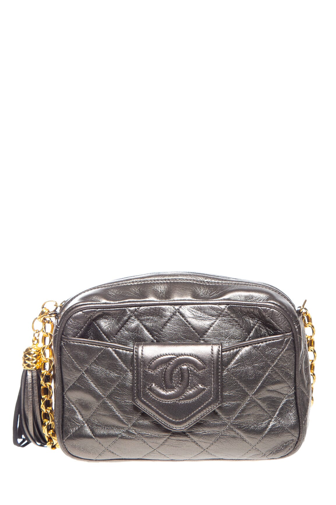Chanel   1989-1991 Metallic Cross-Body
