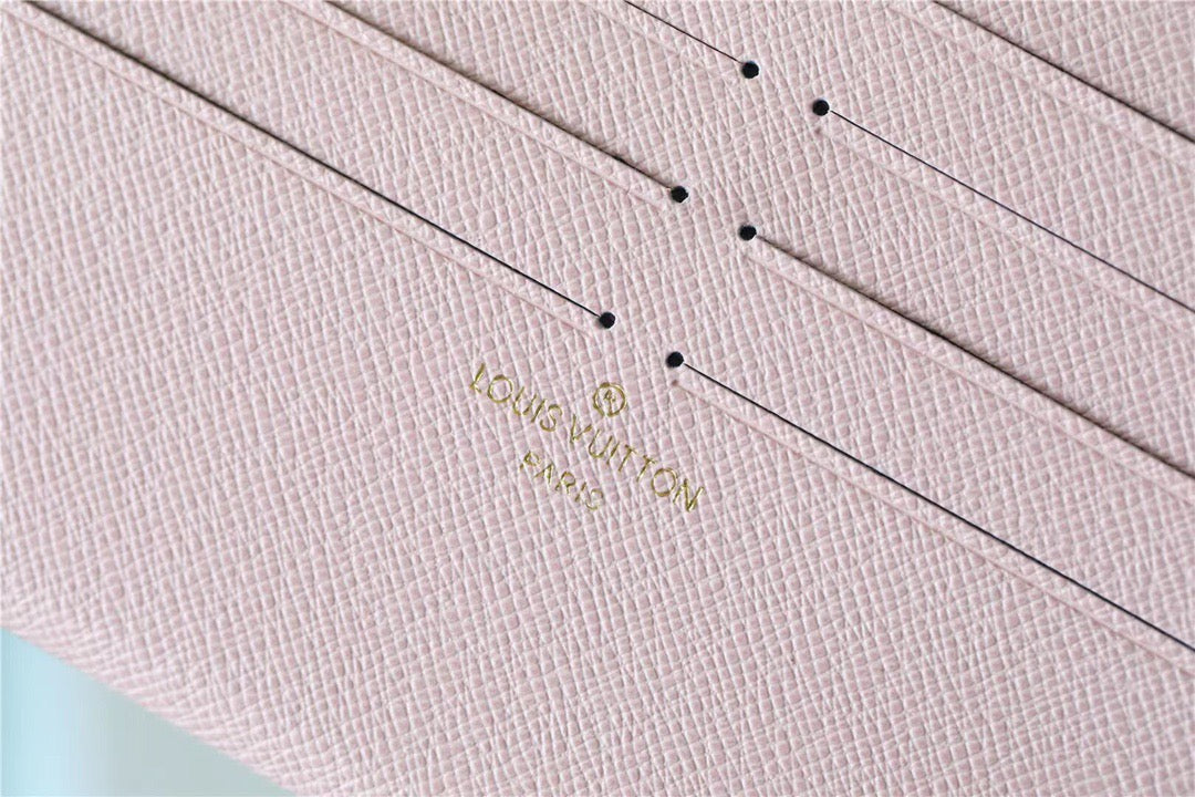 Top Quality Pochette Felicie Monogram Canvas Fuchsia Pink For Women,  Shoulder And Crossbody Bags 21cm/8.3in Top Quality M61276