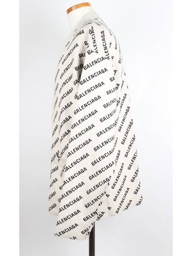 Luxury Balenciaga Trending 2025 All over multi logo cardigan L