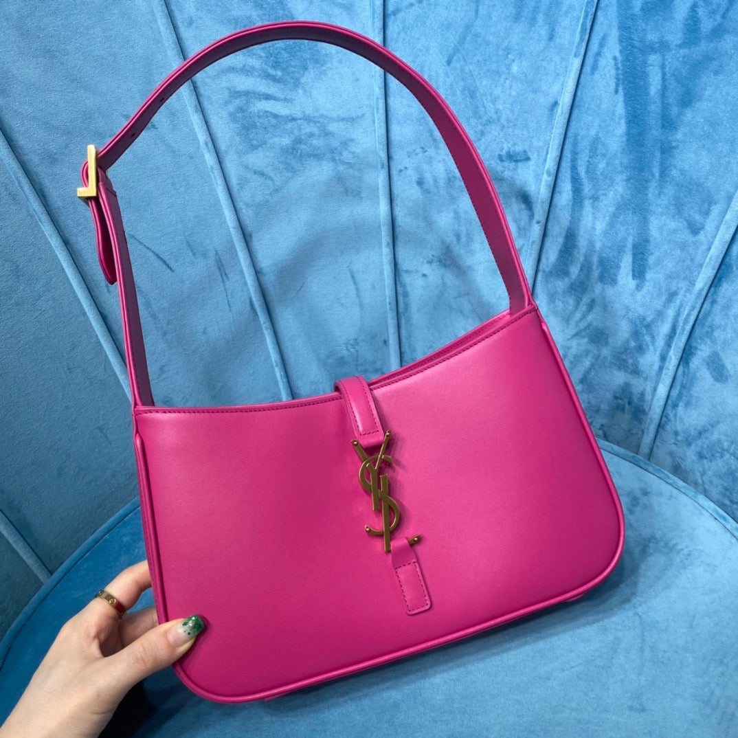 Top Quality Le 5 À 7 Hobo Bag In Smooth Pink For Women 9in/23cm YSL 6572282R20W5623