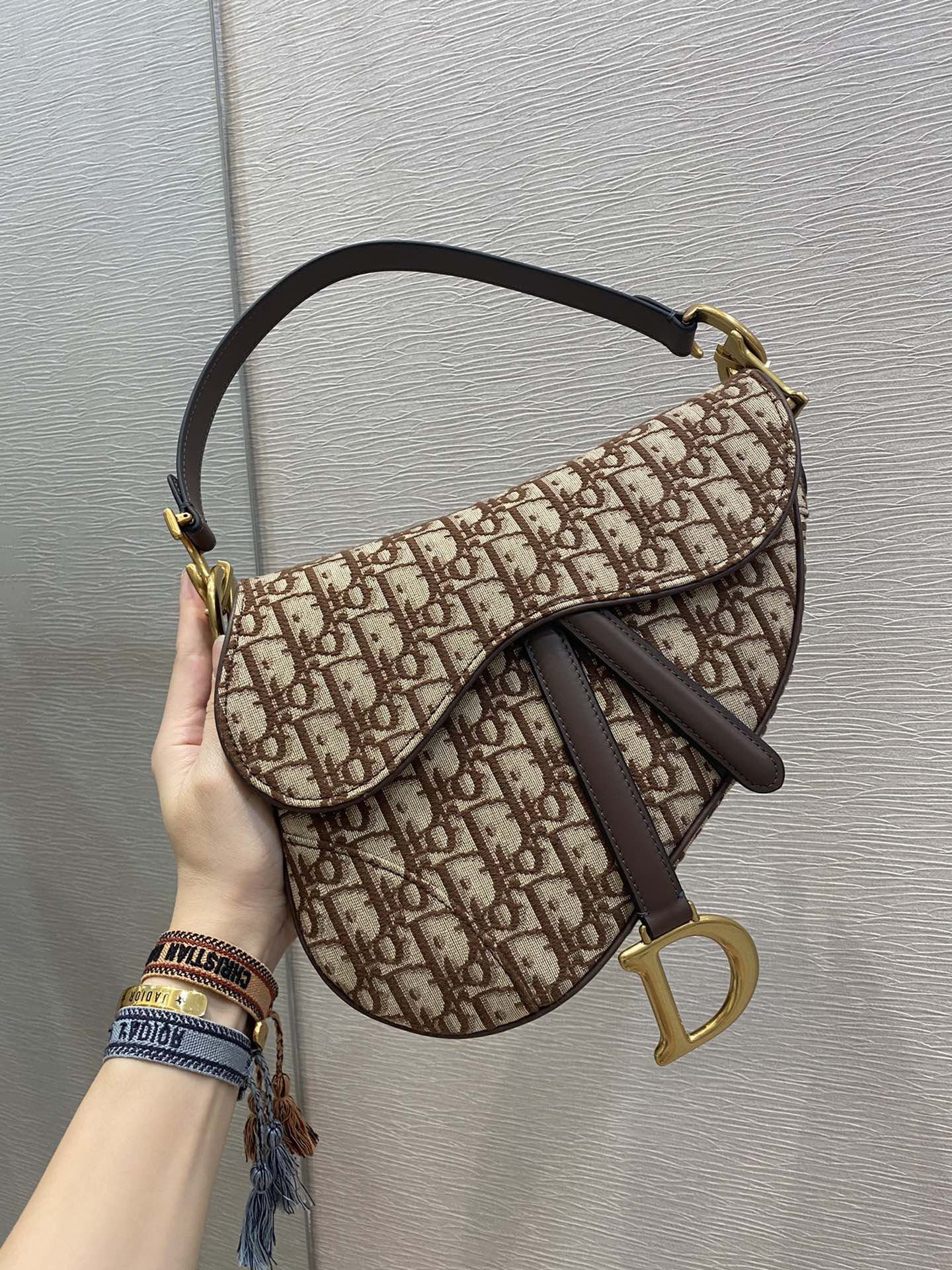 Top Quality Saddle Bag Brown For Women 10in/26cm CD