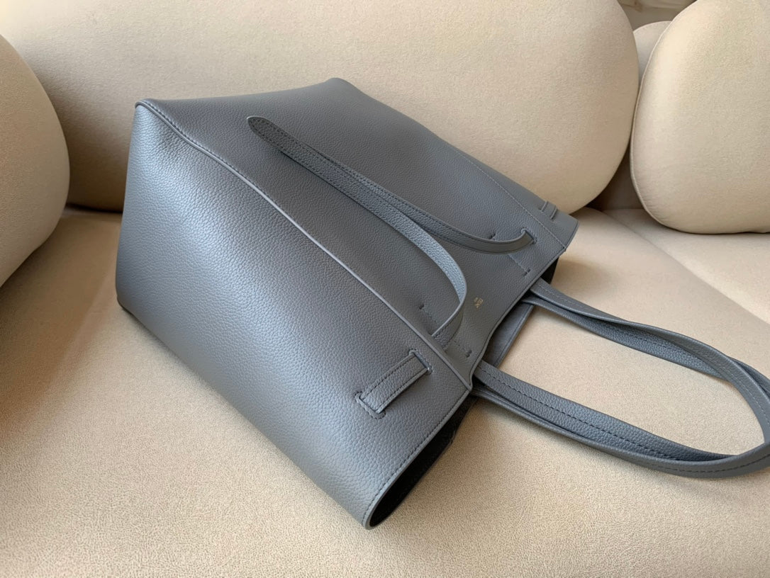Top Quality Small Cabas Phantom In Soft Grained Grey For Women 12in/31cm 189023TNI.10DC