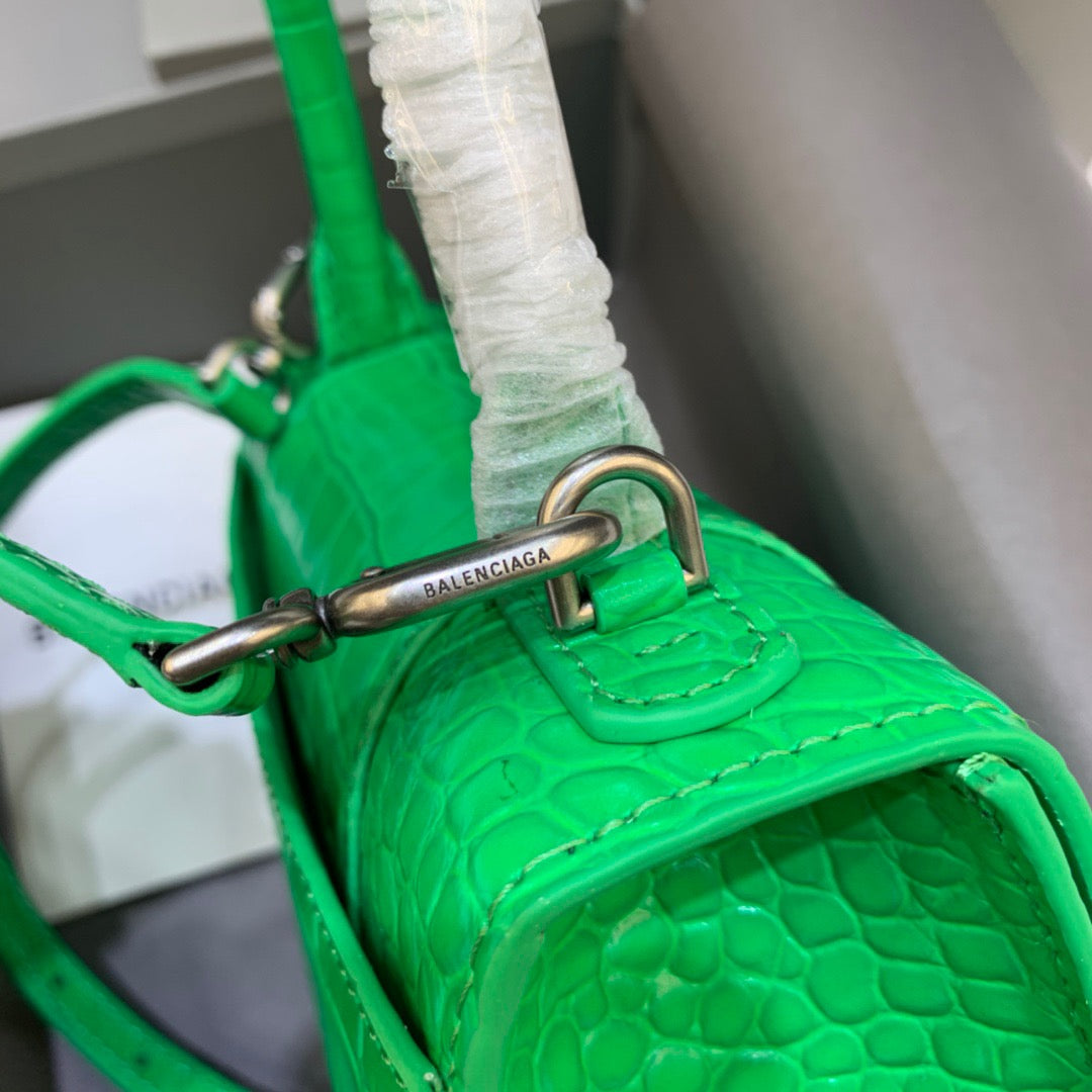 Top Quality Hourglass XS Handbag In Bright Green, For Women,  Bags 7.4in/19cm 5928331U6AK3809