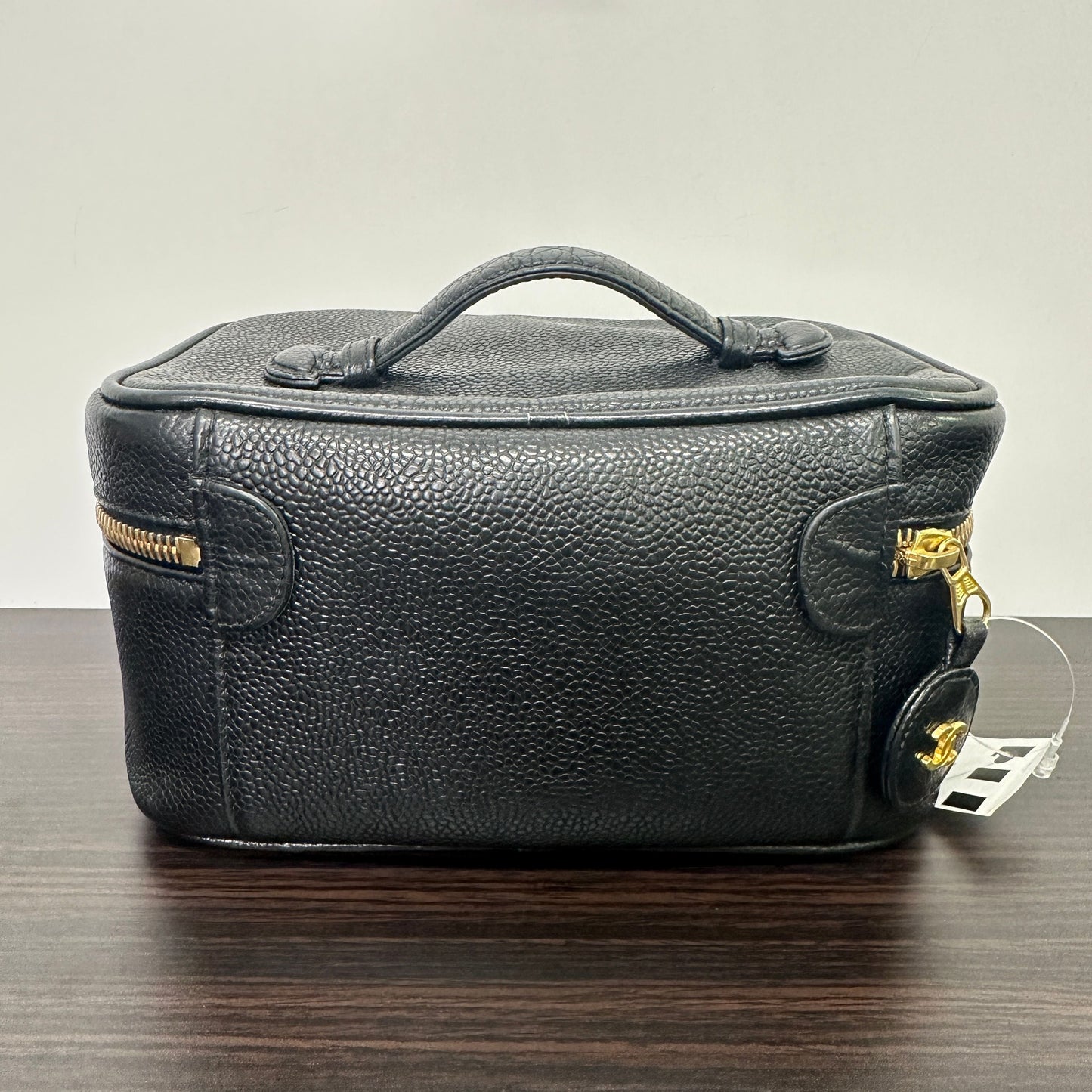 Chanel Vanity Case: Black Caviar Leather LB119873