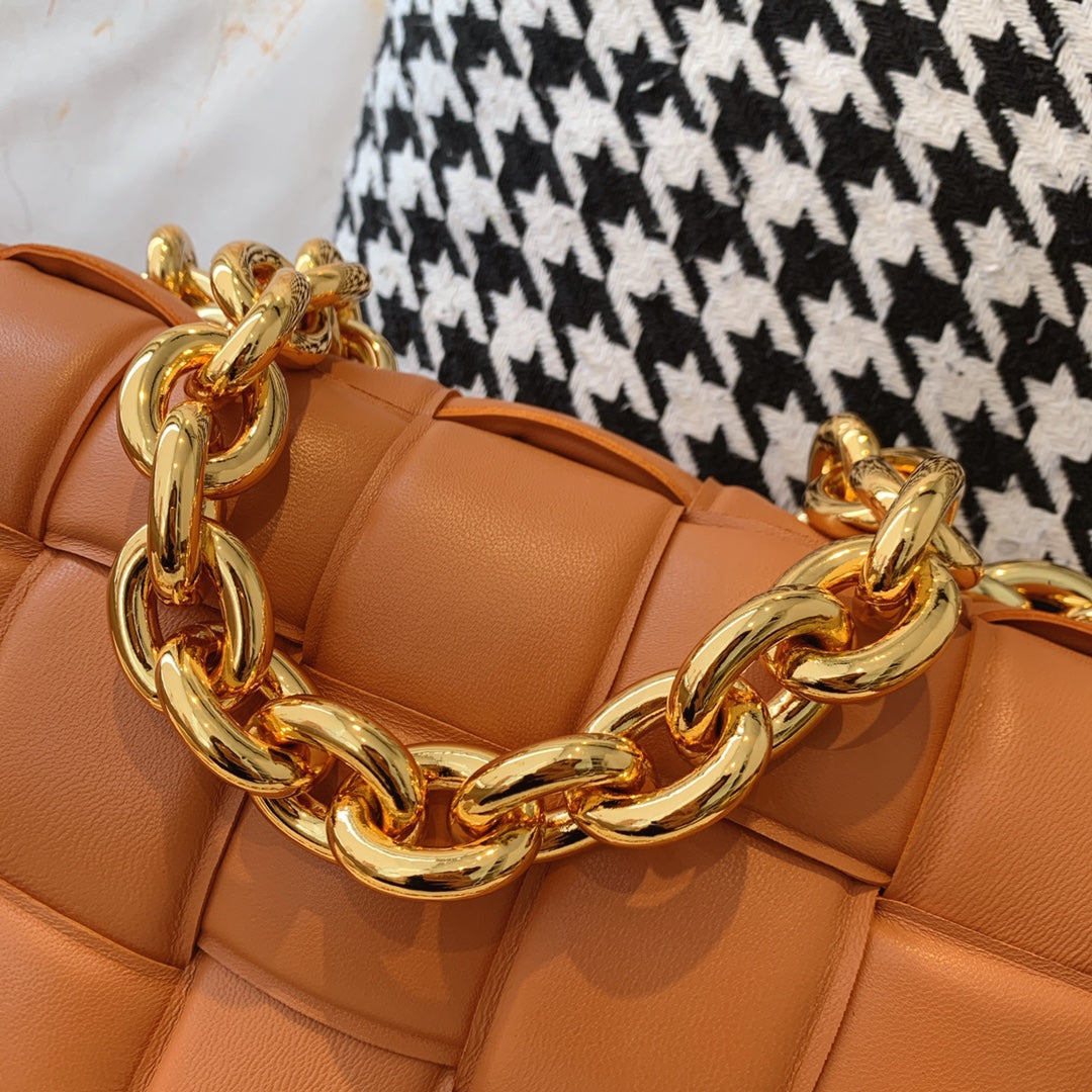 Top Quality Chain Cassette Brown, For Women, Women’s Bags 10.2in/26cm