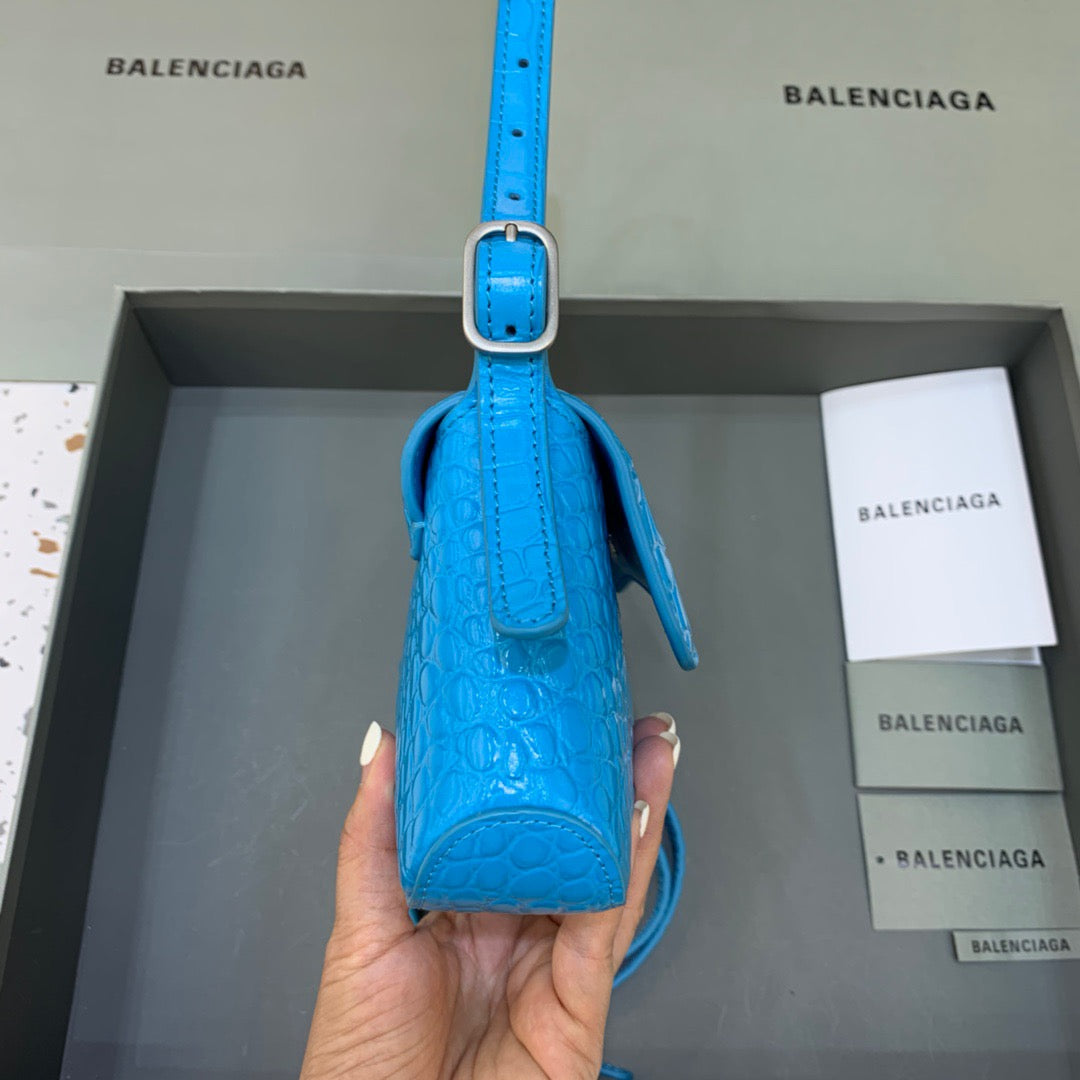 Top Quality XX Small Flap Bag Box Blue, For Women,  Bags 10.6in/27cm 6956452108Y4624