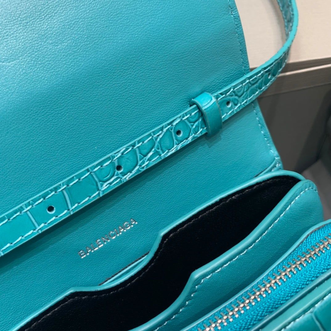 Top Quality Bolso Bandolera B In Blue, For Women,  Bags 7in/18cm
