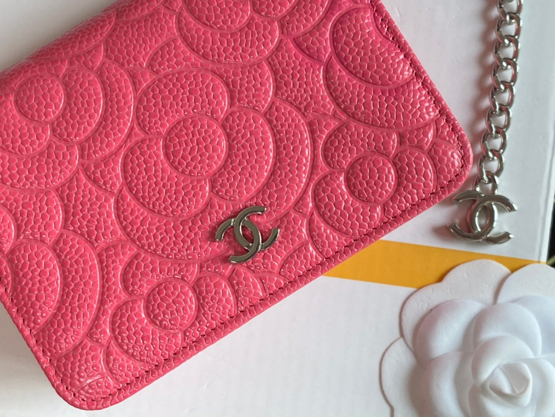 CHLWoc Camellia PiNike Bag For Women 12cm/4.5in