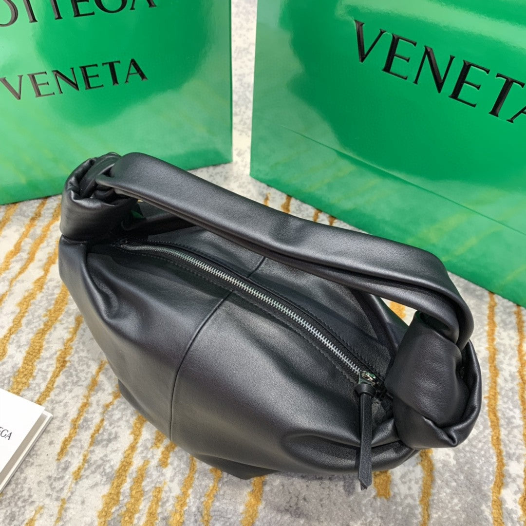 Top Quality Double Knot Bag For Women 11.8in/30cm In Black 629635VCP418425