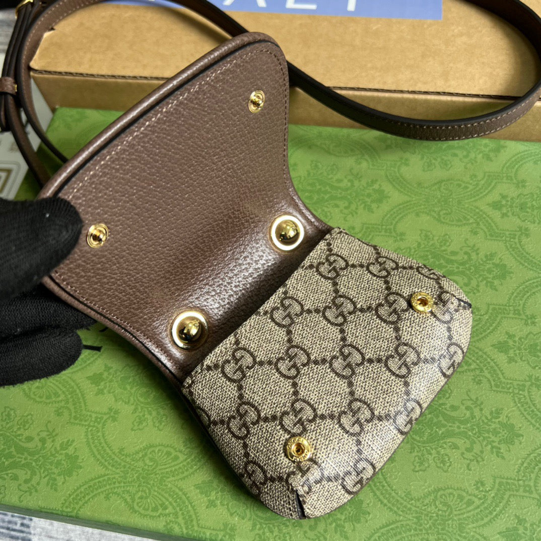 gg Blondie Card Case Wallet Beige For Women, Women’s Bags 4.5in/12cm gg‎ ‎698635 K9GSG 8358