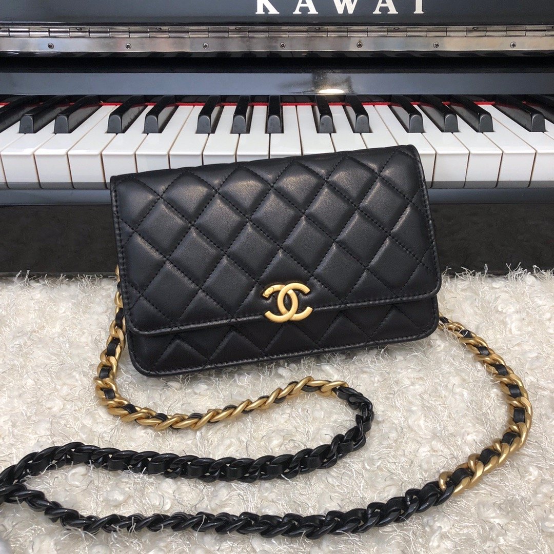 CHLOriginal Small Classic Top Qualityap Bag Gold Hardware Black For Women Handbags, Shoulder Bags 7.5in/19cm AP33814