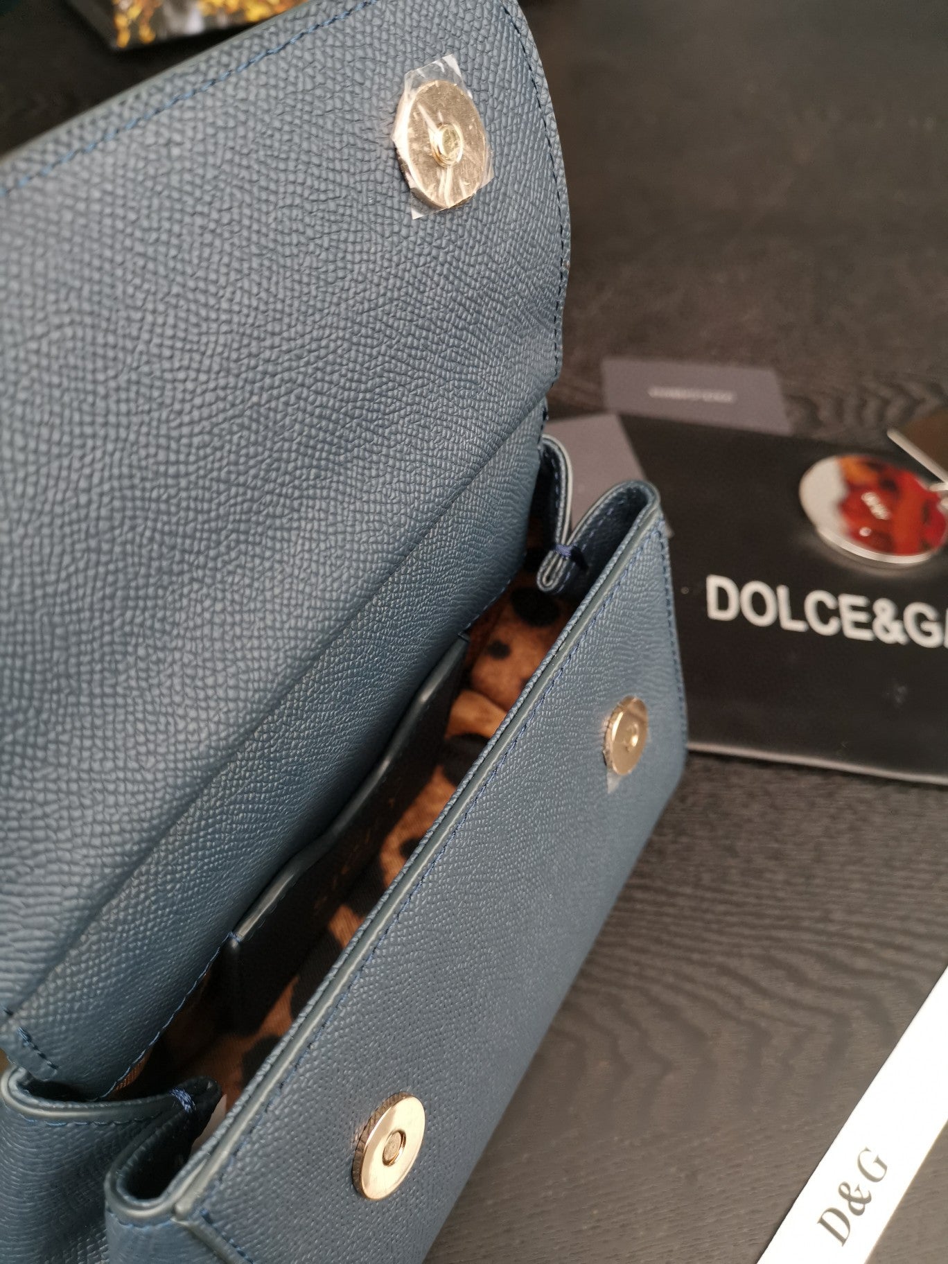 Top Quality Small Sicily Bag In Dauphine Blue For Women 7.5in/19cm Top Quality
