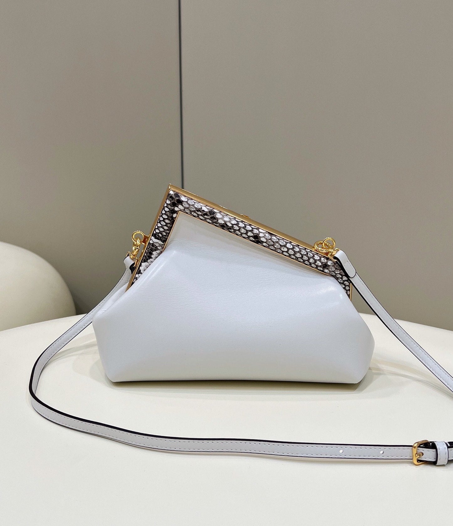 Top QualityTop Quality Top QualityTop Qualityrst Small White For Women, Women’s HandBags, Shoulder And Crossbody Bags 10in/26cm FF 8BP129