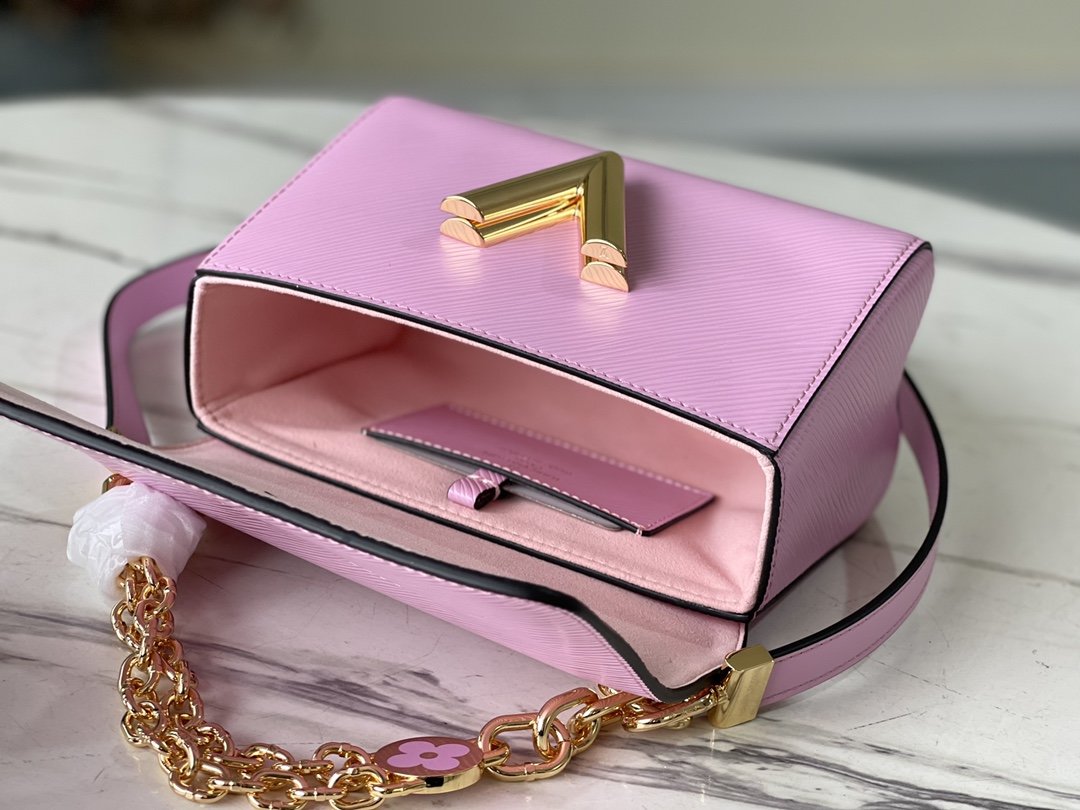 Top Quality Twist PM Monogram Flower Wisteria Purple For Women,  Shoulder And Crossbody Bags 9.1in/23cm Top Quality M59405